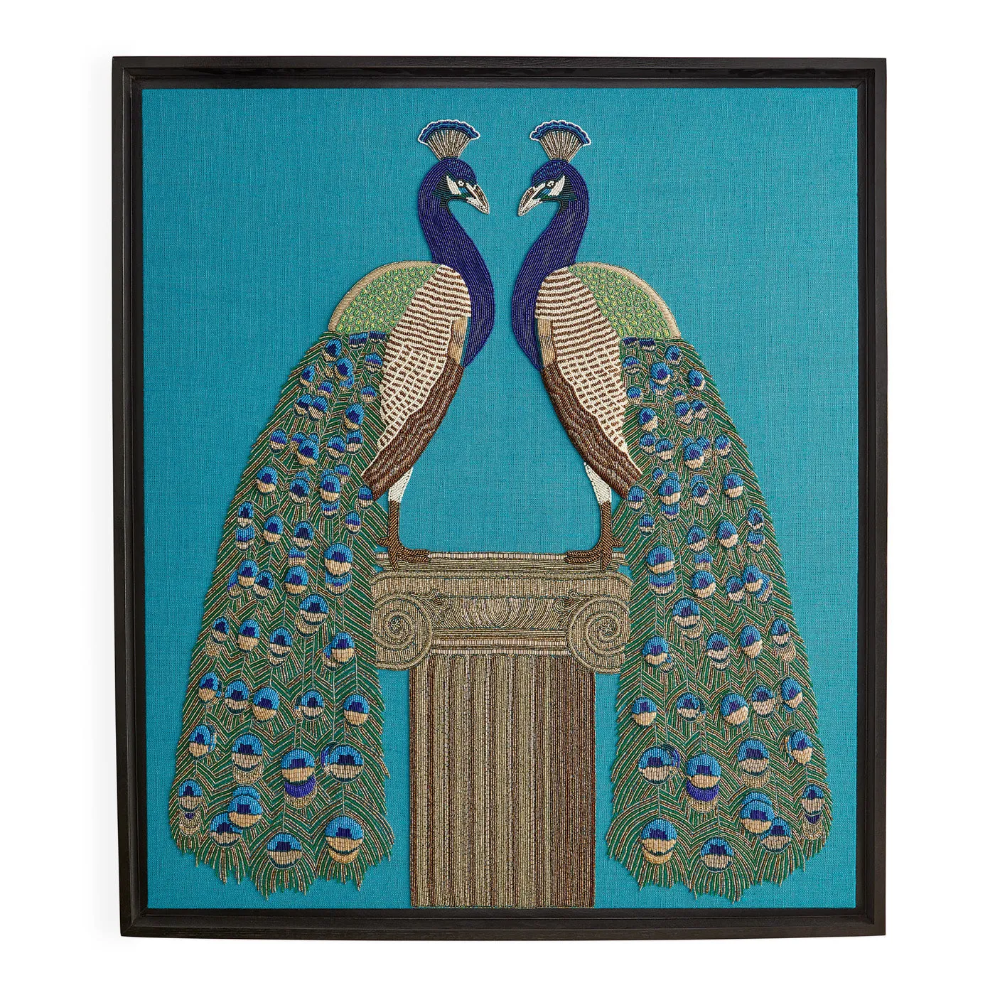 Peacock Beaded Art