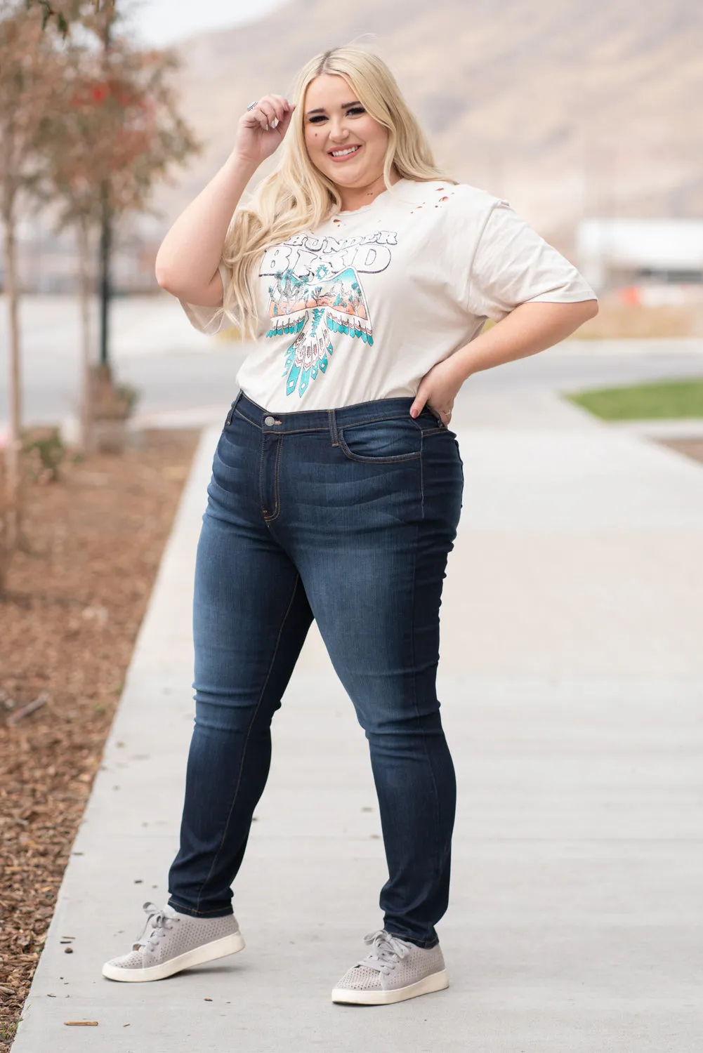 Plus Size Piper Mid Rise Skinny