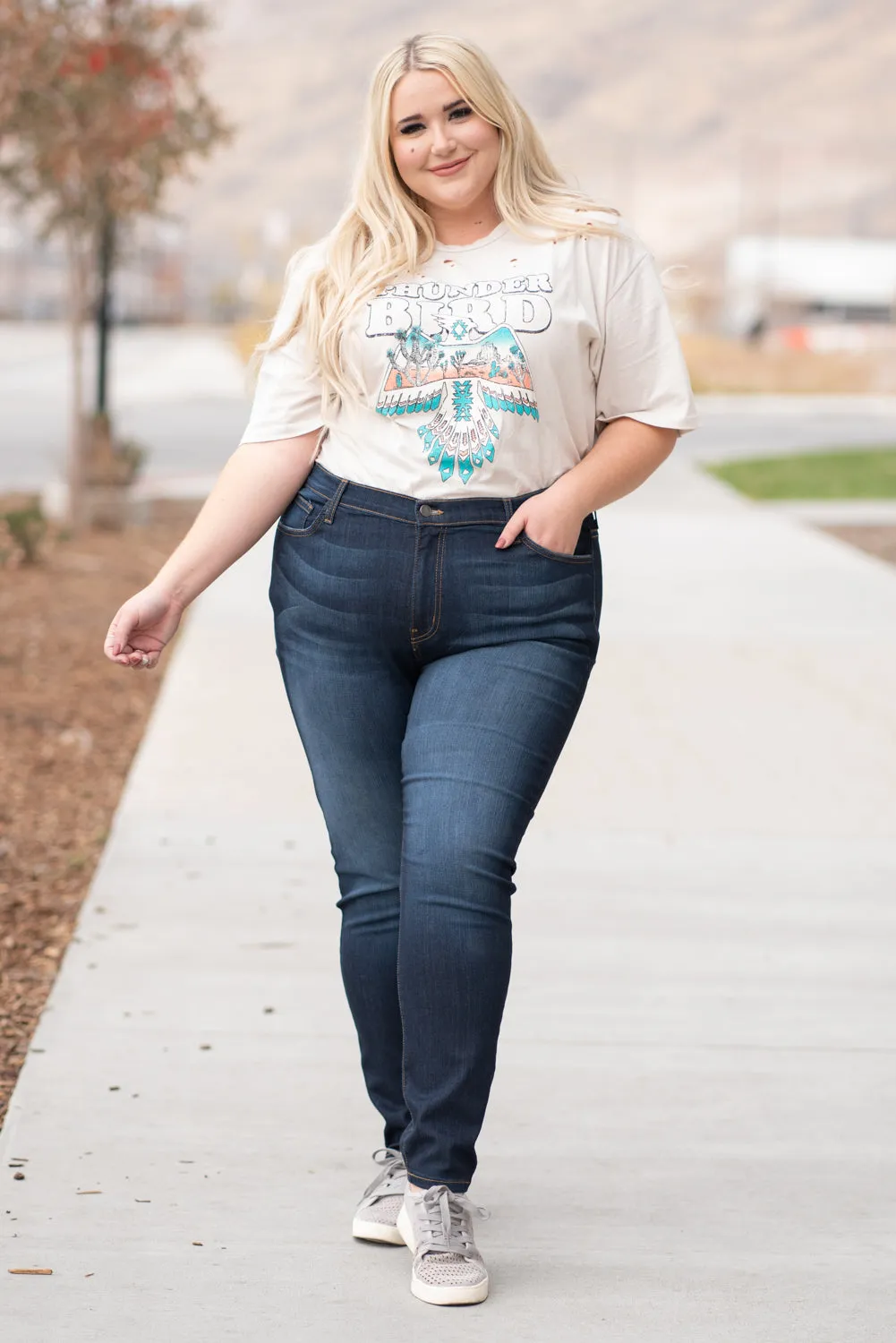 Plus Size Piper Mid Rise Skinny