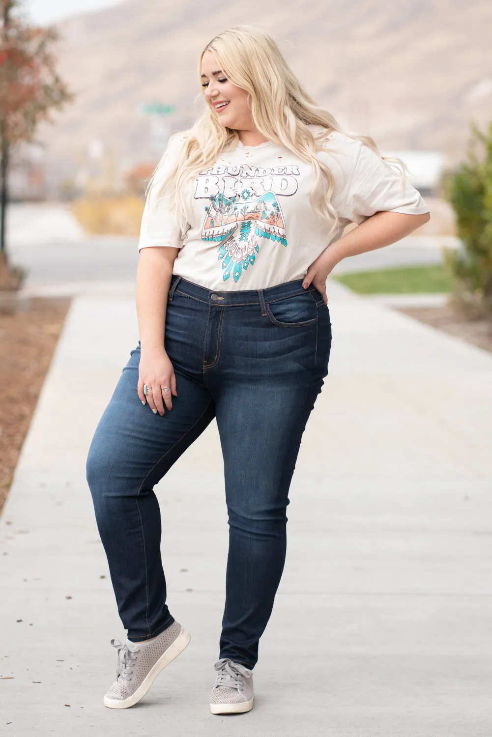 Plus Size Piper Mid Rise Skinny