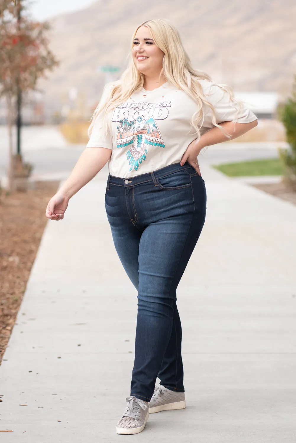 Plus Size Piper Mid Rise Skinny