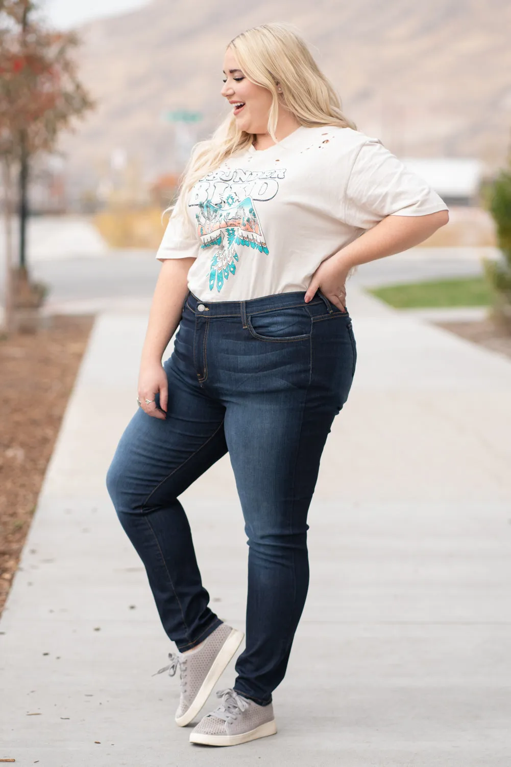 Plus Size Piper Mid Rise Skinny