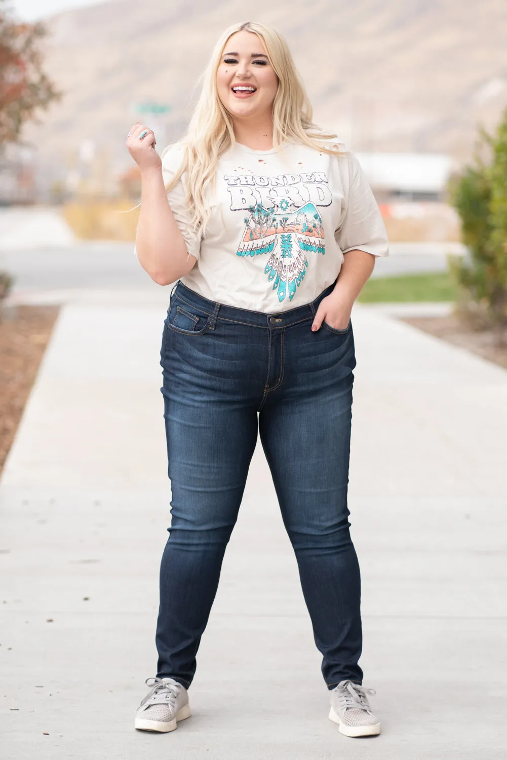 Plus Size Piper Mid Rise Skinny