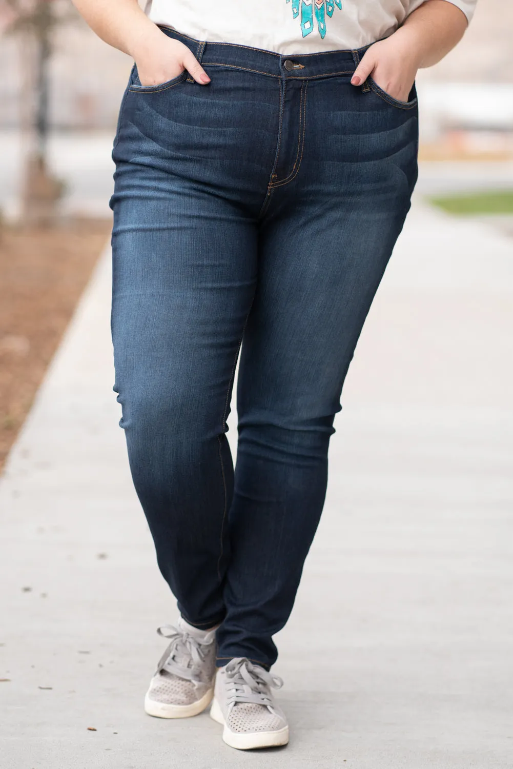 Plus Size Piper Mid Rise Skinny