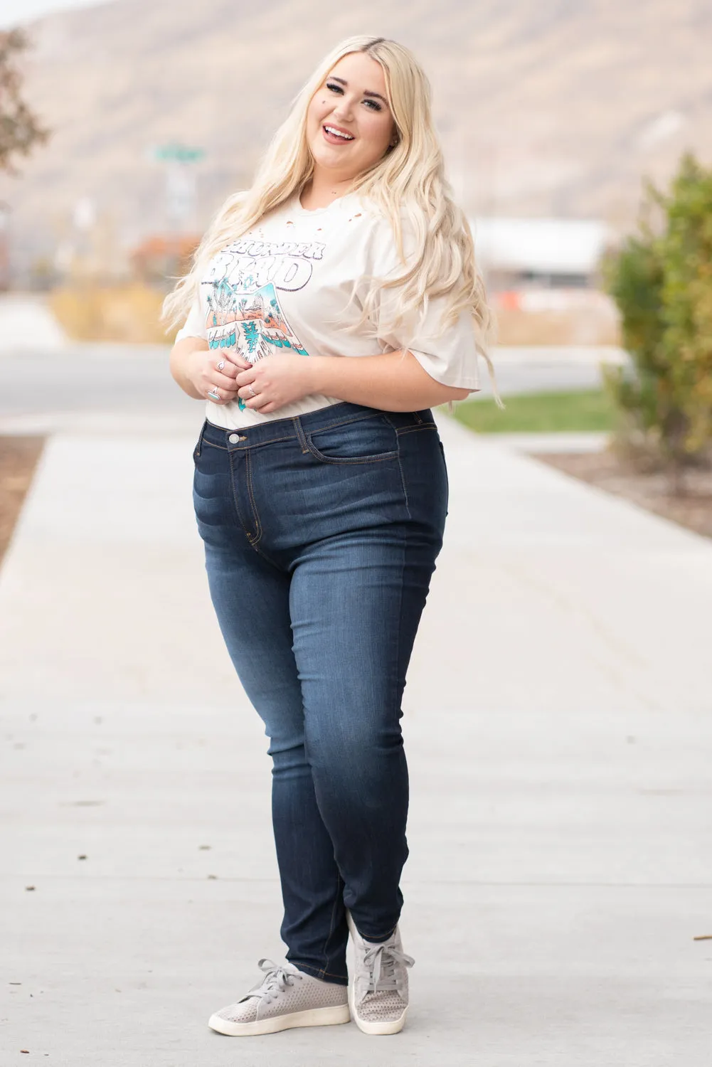Plus Size Piper Mid Rise Skinny