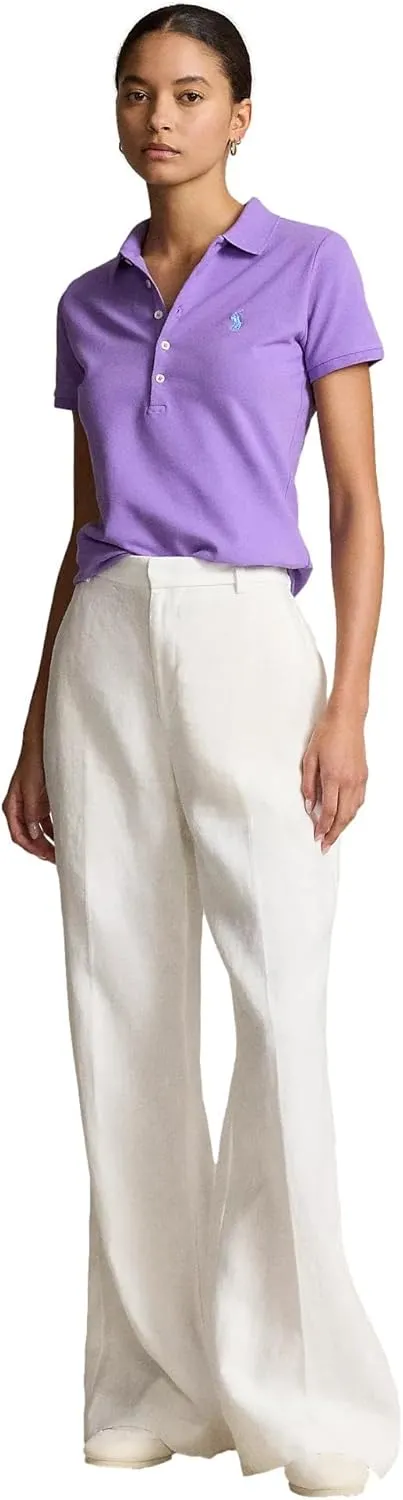 POLO RALPH LAUREN Women's Slim Fit Mesh Polo Shirt