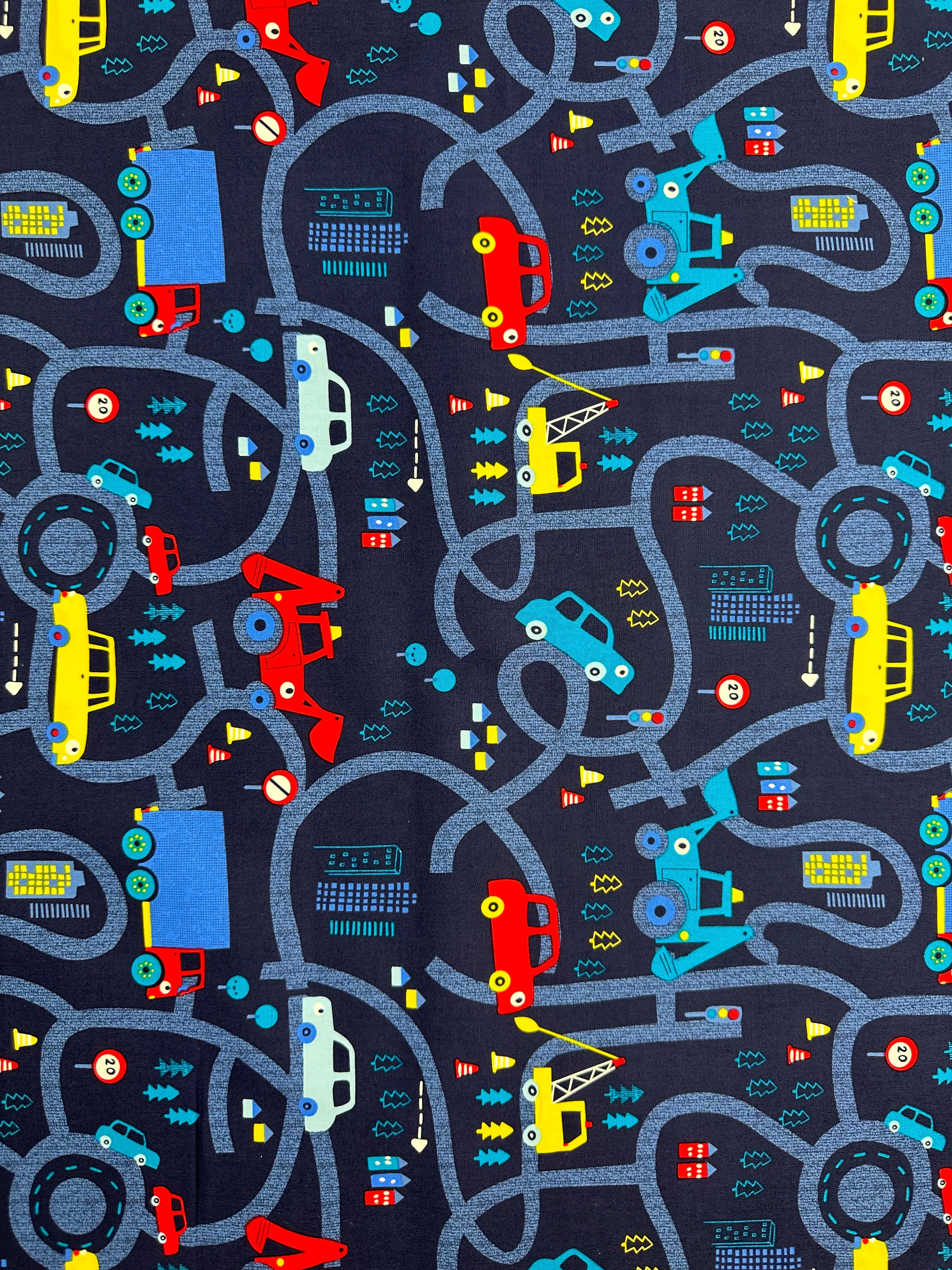 Printed Cotton - Traffic Jams - 112cm