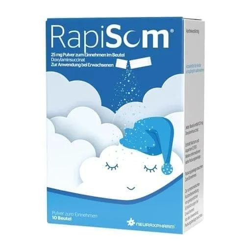 RAPISOM 25 mg doxylamine succinate, sleep disorders