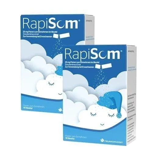 RAPISOM 25 mg doxylamine succinate, sleep disorders