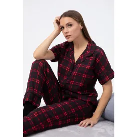 Red Check PJ Set