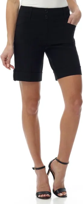 Rekucci Women's Ease Into Comfort 8 inch Chic Urban Short
