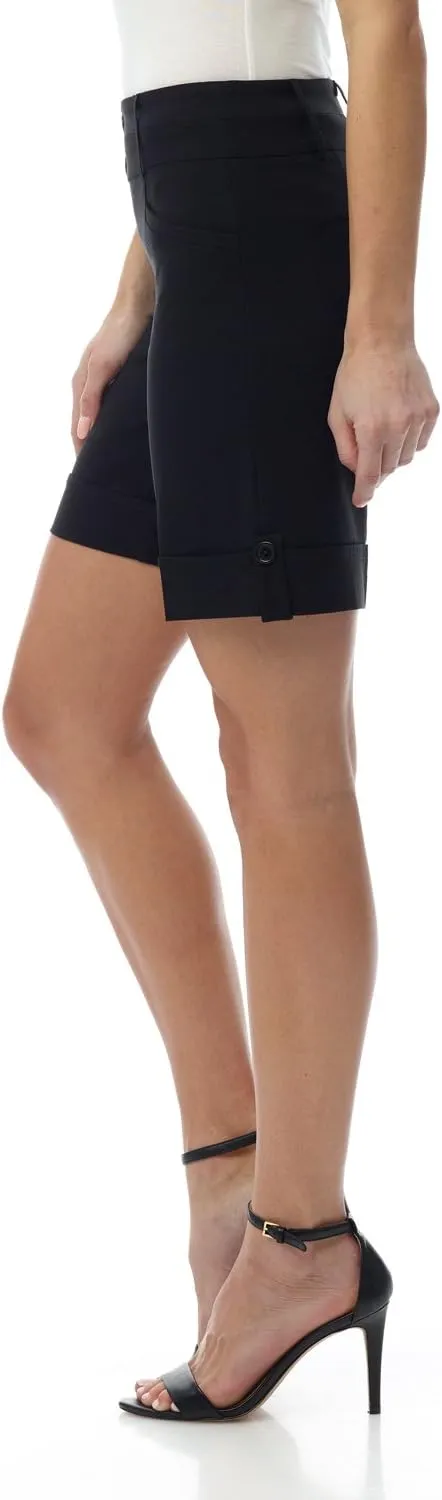 Rekucci Women's Ease Into Comfort 8 inch Chic Urban Short
