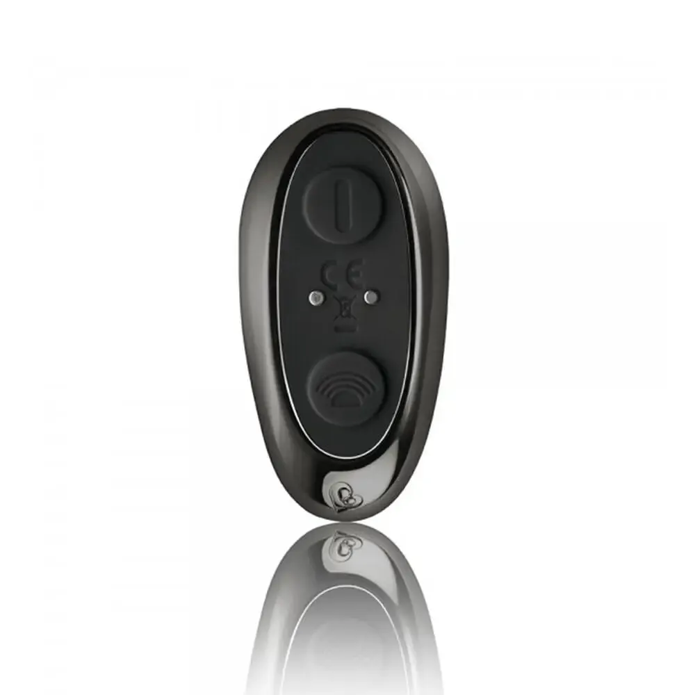 Rocks off Silicone Black Prostate Massager with Remote Control