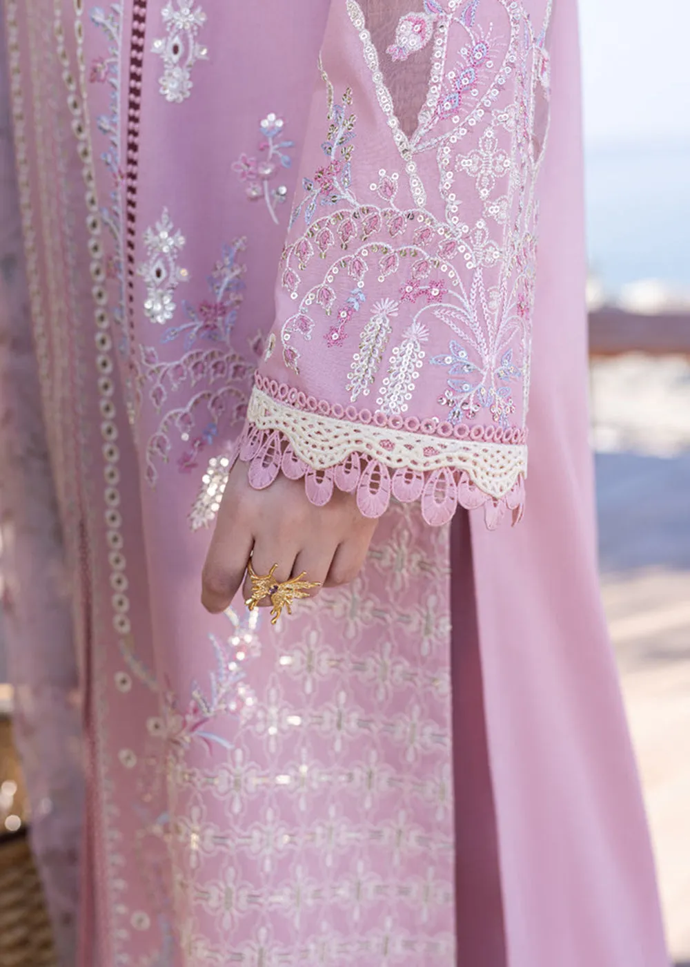 Sahil Kinare Luxury Lawn '24 by Qalamkar | FP-10 LINA