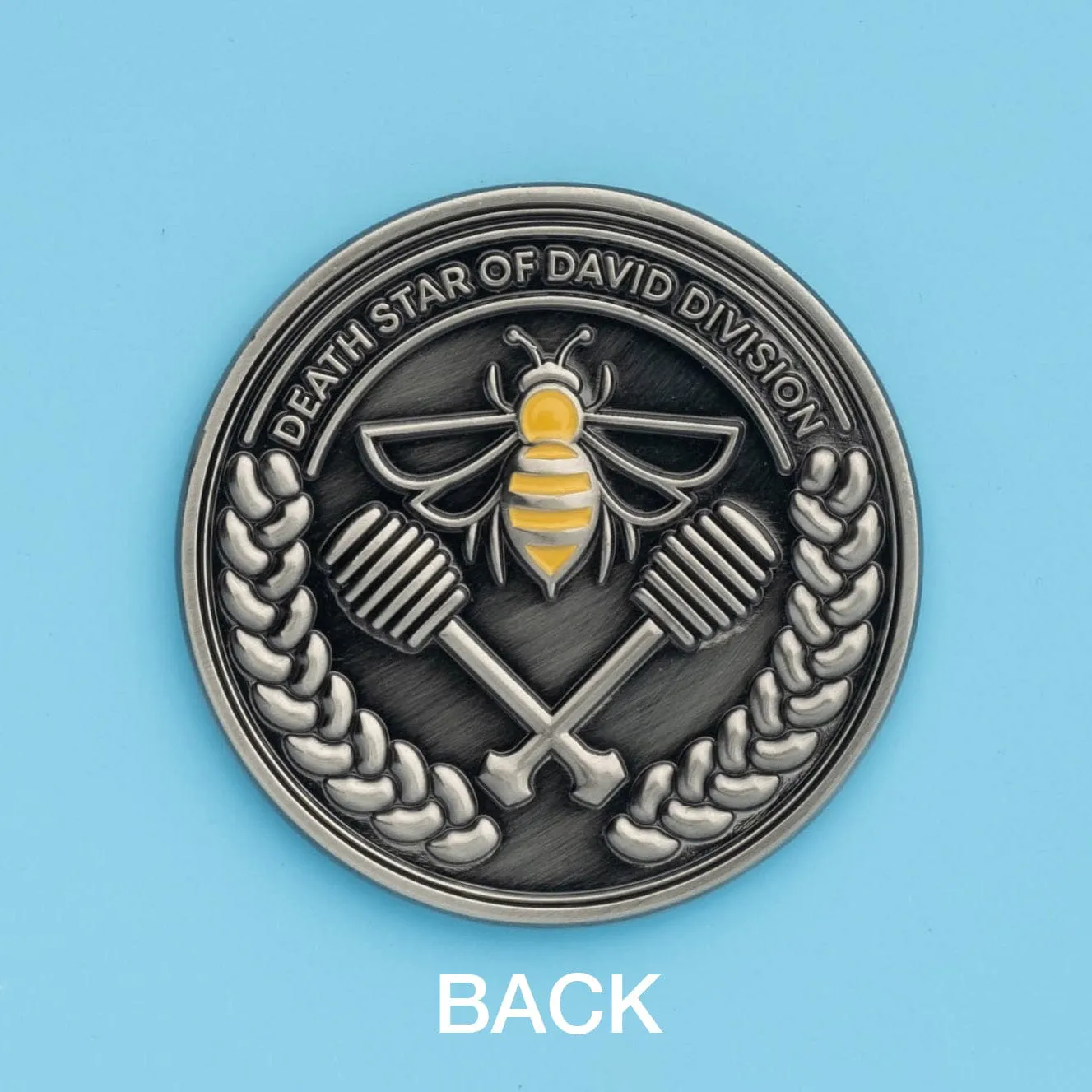 Secret Jewish Space Laser Corps Challenge Coin