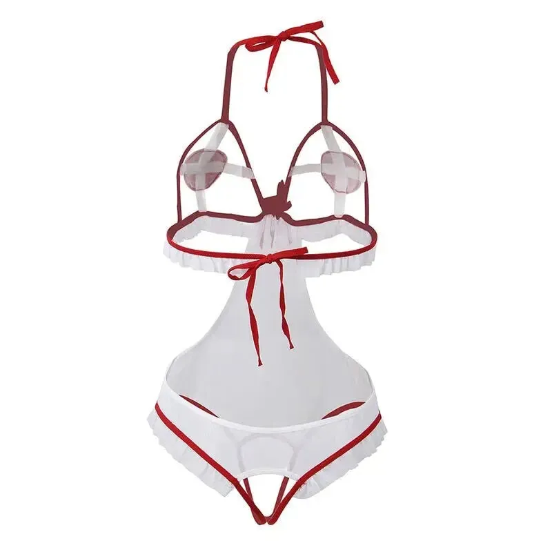 Sexy Crotchless Nurse Costume L/XL - SUBBLIME