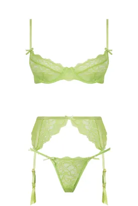 Shavon Garter Belt Set • Curve