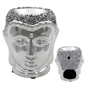 Silver Sparkle Buddha Oil Warmer