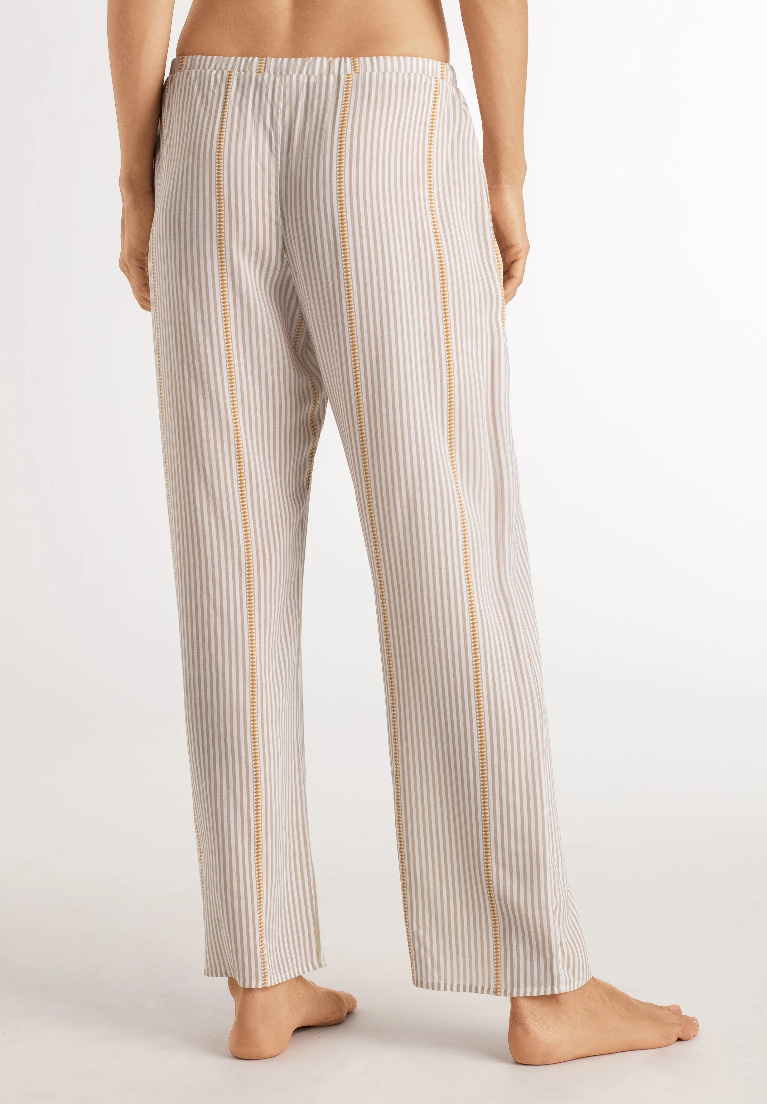 Sleep And Lounge Woven Long Pant | Safari Stripe 77617-2008
