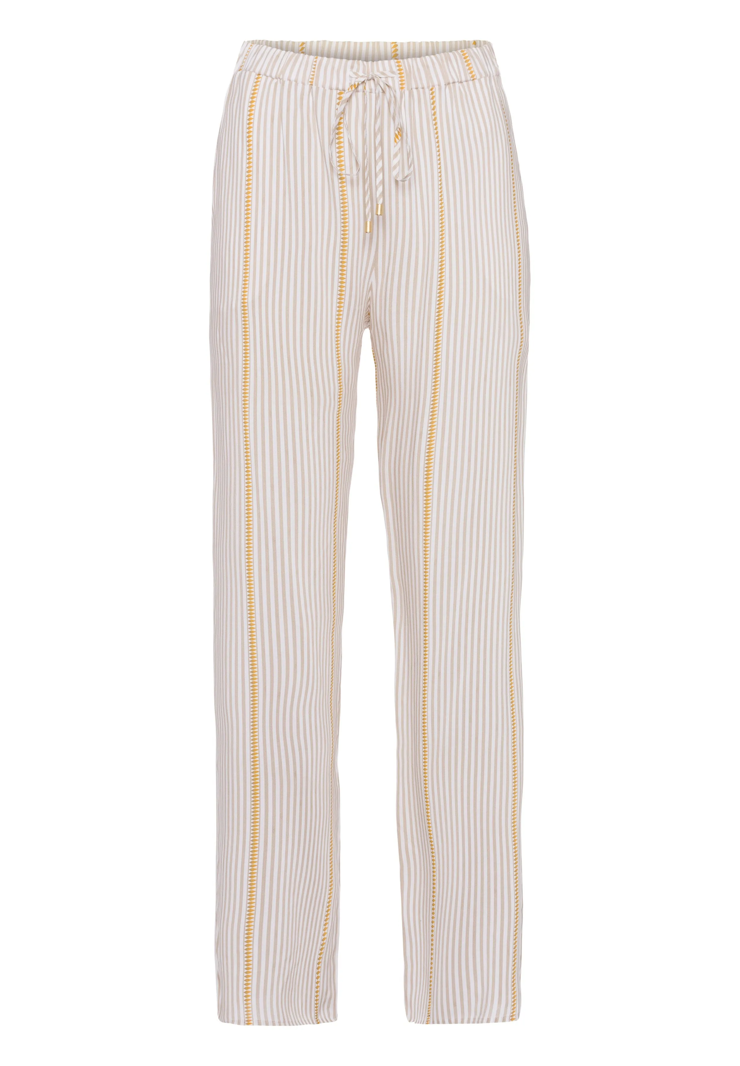 Sleep And Lounge Woven Long Pant | Safari Stripe 77617-2008