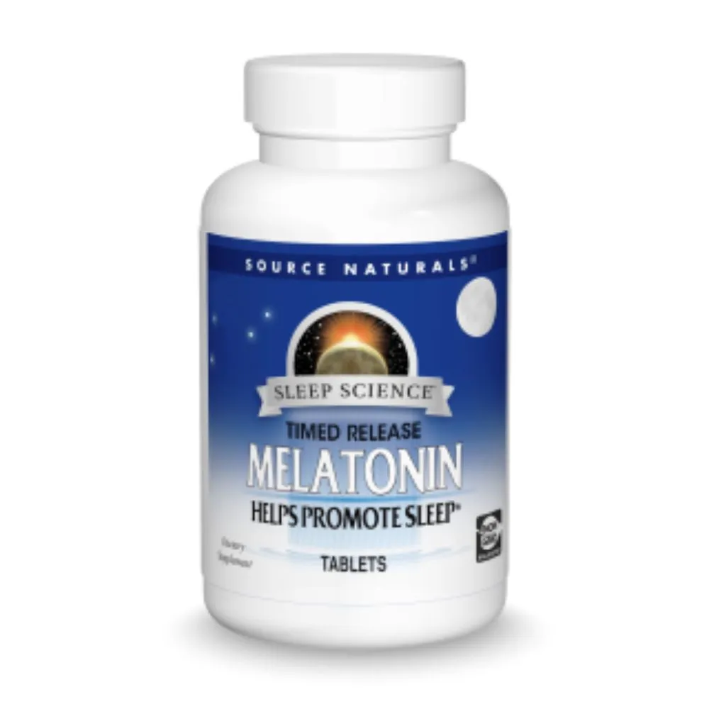 Source Naturals Melatonin Timed-Release 3mg 60 Tablets
