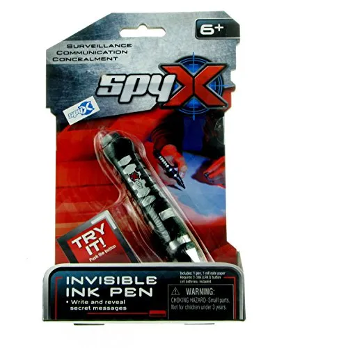 SpyX Invisible Ink Pen - Write and Read Invisible Messages