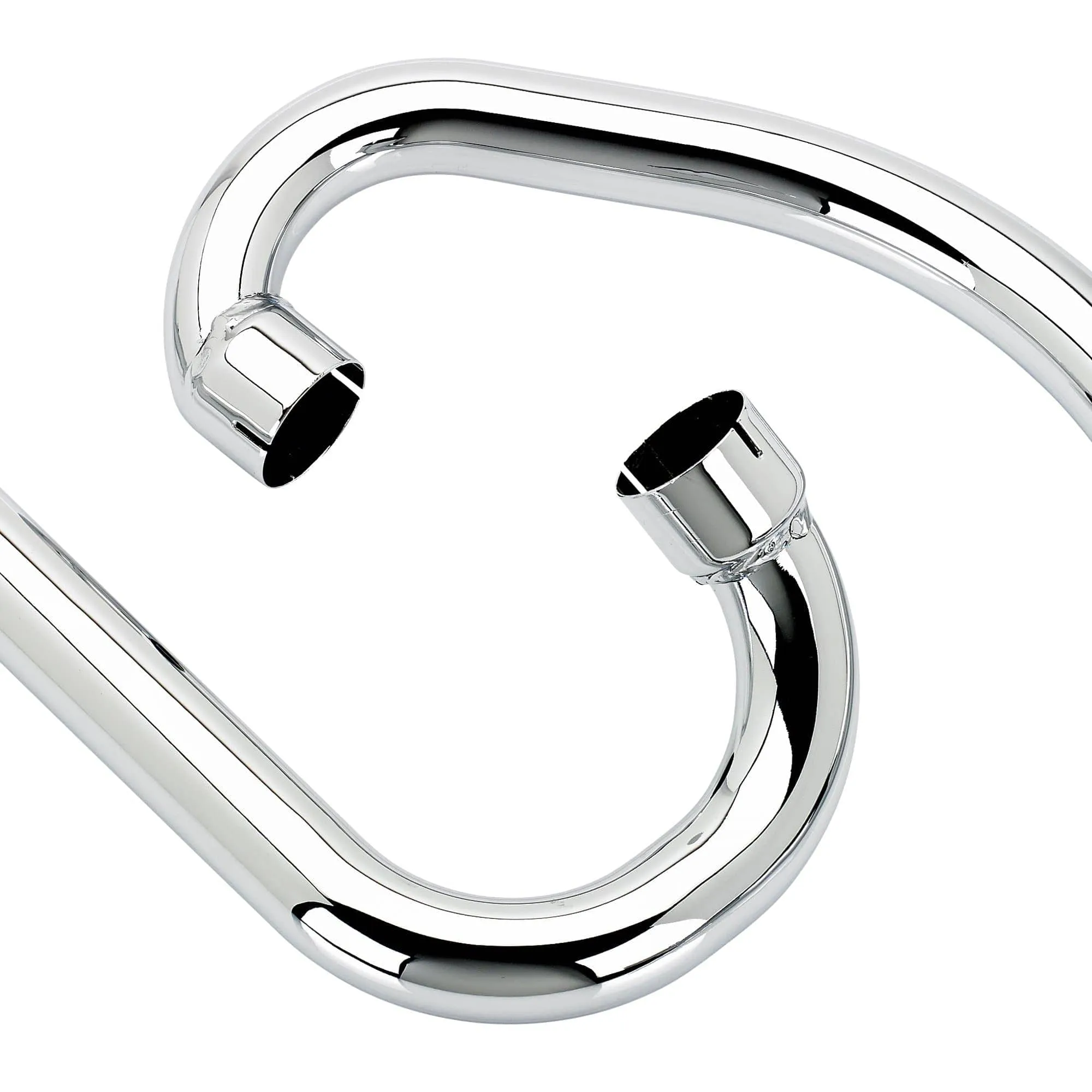 T120C Style Exhaust Pipes for Triumph Bonneville 650 Unit or Pre-Unit - Chrome