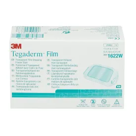 Tegaderm Transparent Adhesive Film Dressing Picture Frame Style 1-3/4" x 1-3/4"