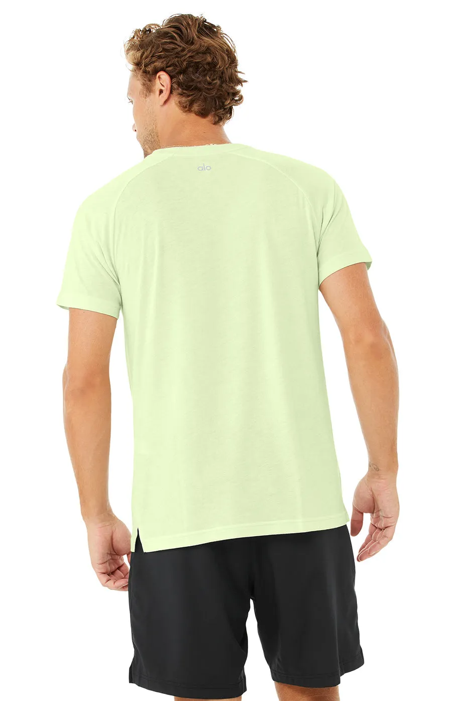 The Triumph Crew Neck Tee - Limelight