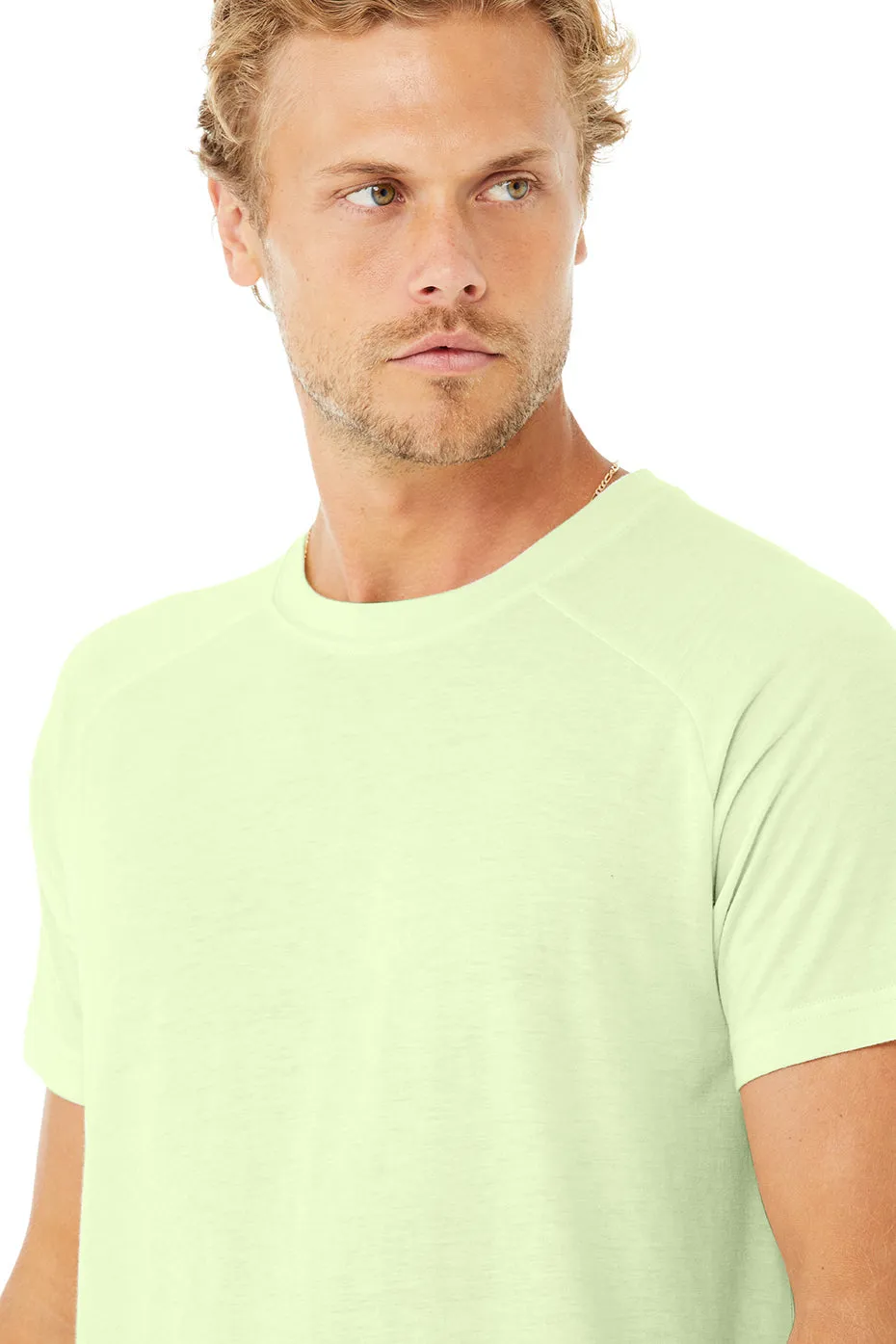 The Triumph Crew Neck Tee - Limelight