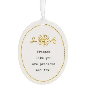 Thoughtful Words Oval Friends/Few