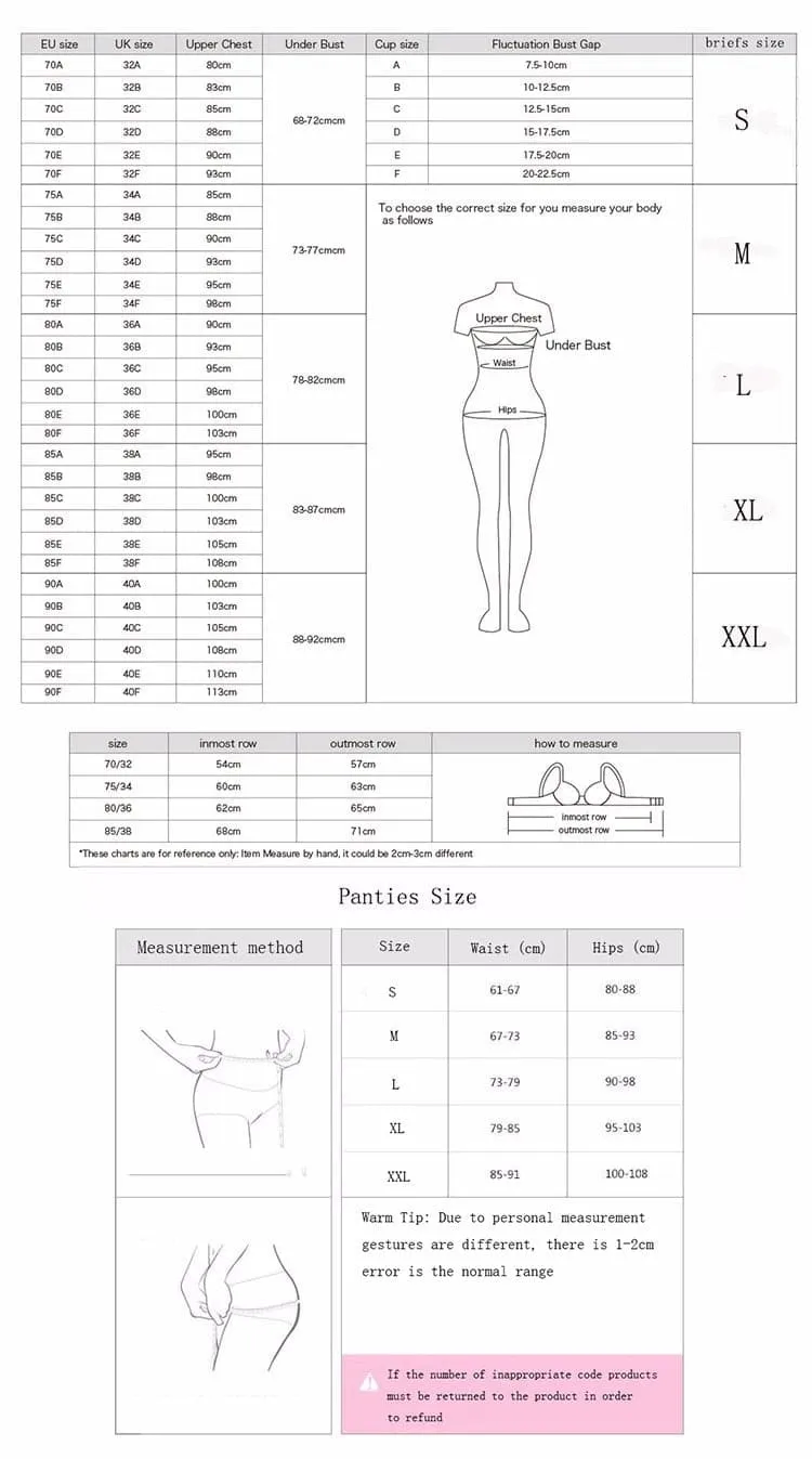 Transparent Embroidery Luxury Lingerie Set