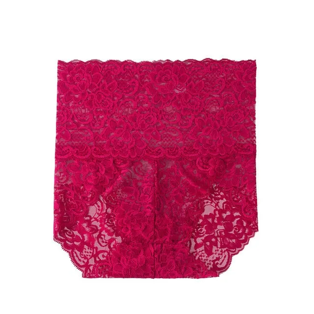 Trendy Sexy High Waist Lace Seamless Lingerie Panties