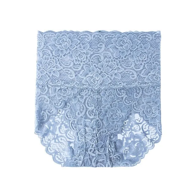 Trendy Sexy High Waist Lace Seamless Lingerie Panties