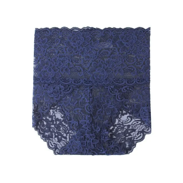 Trendy Sexy High Waist Lace Seamless Lingerie Panties