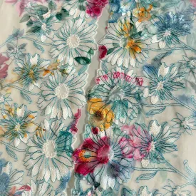 Tulle Lace #381 - Clematis 7"