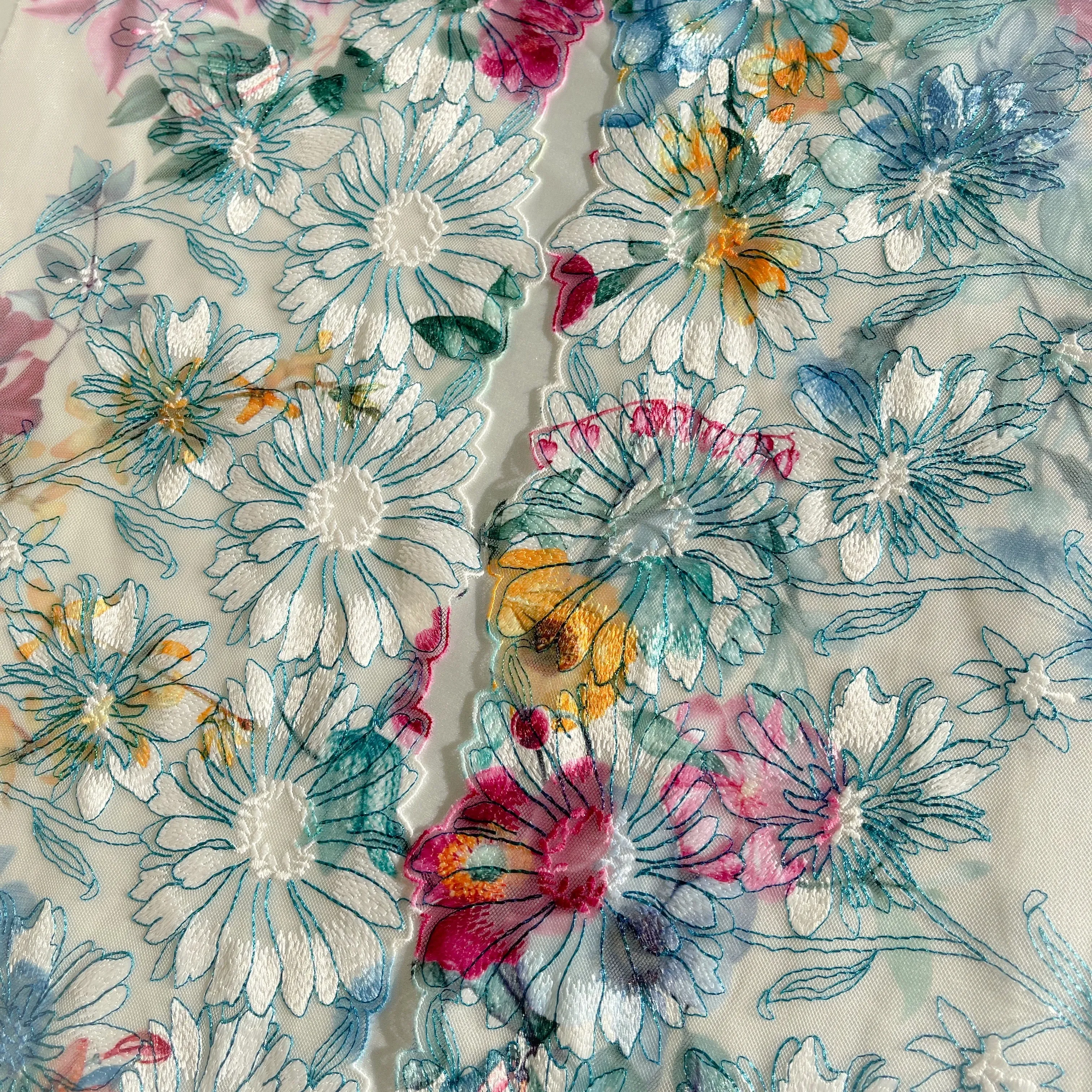Tulle Lace #381 - Clematis 7"