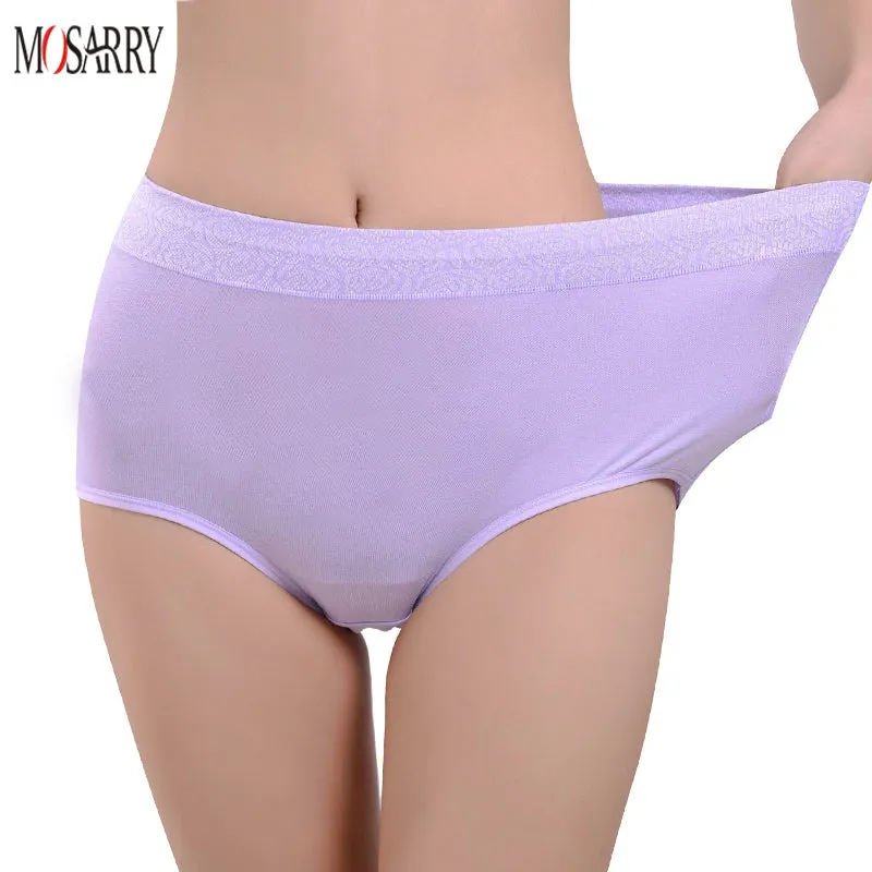 Underwear Women Plus Size Panties Brand Briefs Stretching Breathable Seamless Big Size Slimming Lingerie Female Calcinha Cueca