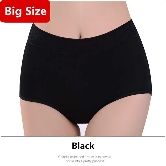 Underwear Women Plus Size Panties Brand Briefs Stretching Breathable Seamless Big Size Slimming Lingerie Female Calcinha Cueca