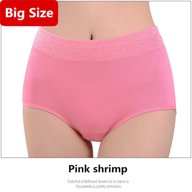 Underwear Women Plus Size Panties Brand Briefs Stretching Breathable Seamless Big Size Slimming Lingerie Female Calcinha Cueca