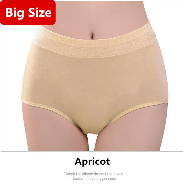 Underwear Women Plus Size Panties Brand Briefs Stretching Breathable Seamless Big Size Slimming Lingerie Female Calcinha Cueca