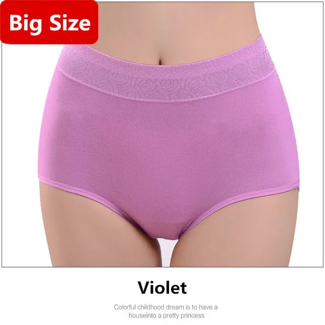 Underwear Women Plus Size Panties Brand Briefs Stretching Breathable Seamless Big Size Slimming Lingerie Female Calcinha Cueca