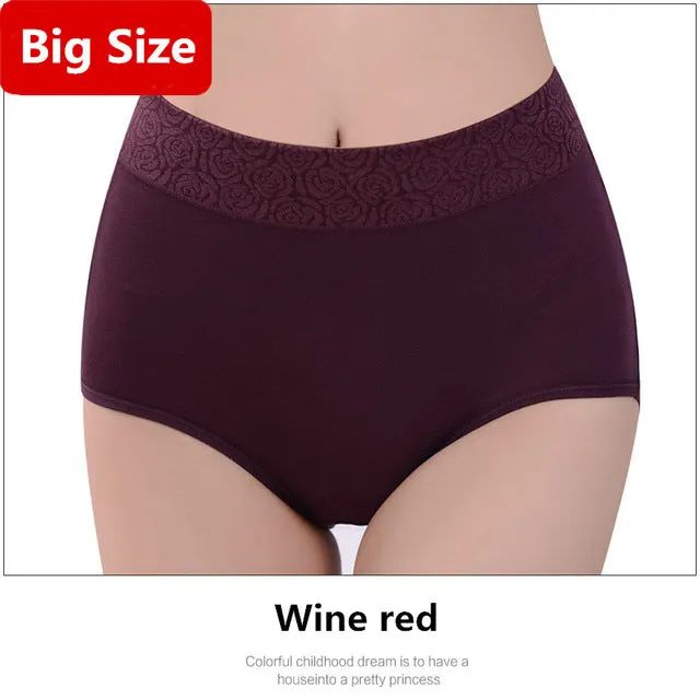 Underwear Women Plus Size Panties Brand Briefs Stretching Breathable Seamless Big Size Slimming Lingerie Female Calcinha Cueca