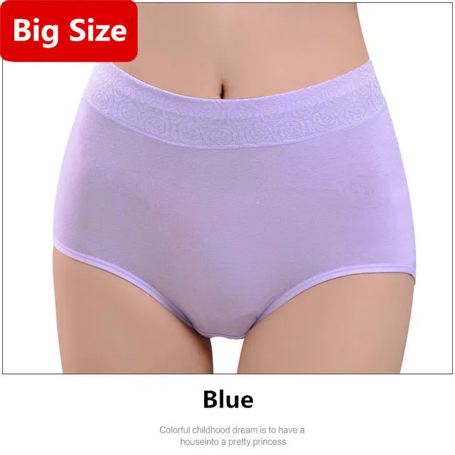 Underwear Women Plus Size Panties Brand Briefs Stretching Breathable Seamless Big Size Slimming Lingerie Female Calcinha Cueca