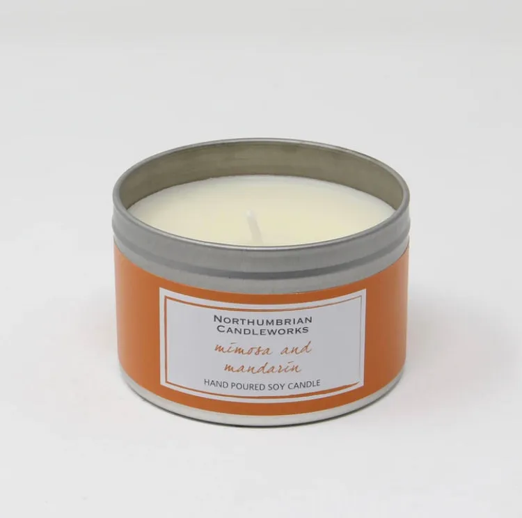 Vegan Soy Wax Candle Mimosa & Mandarin