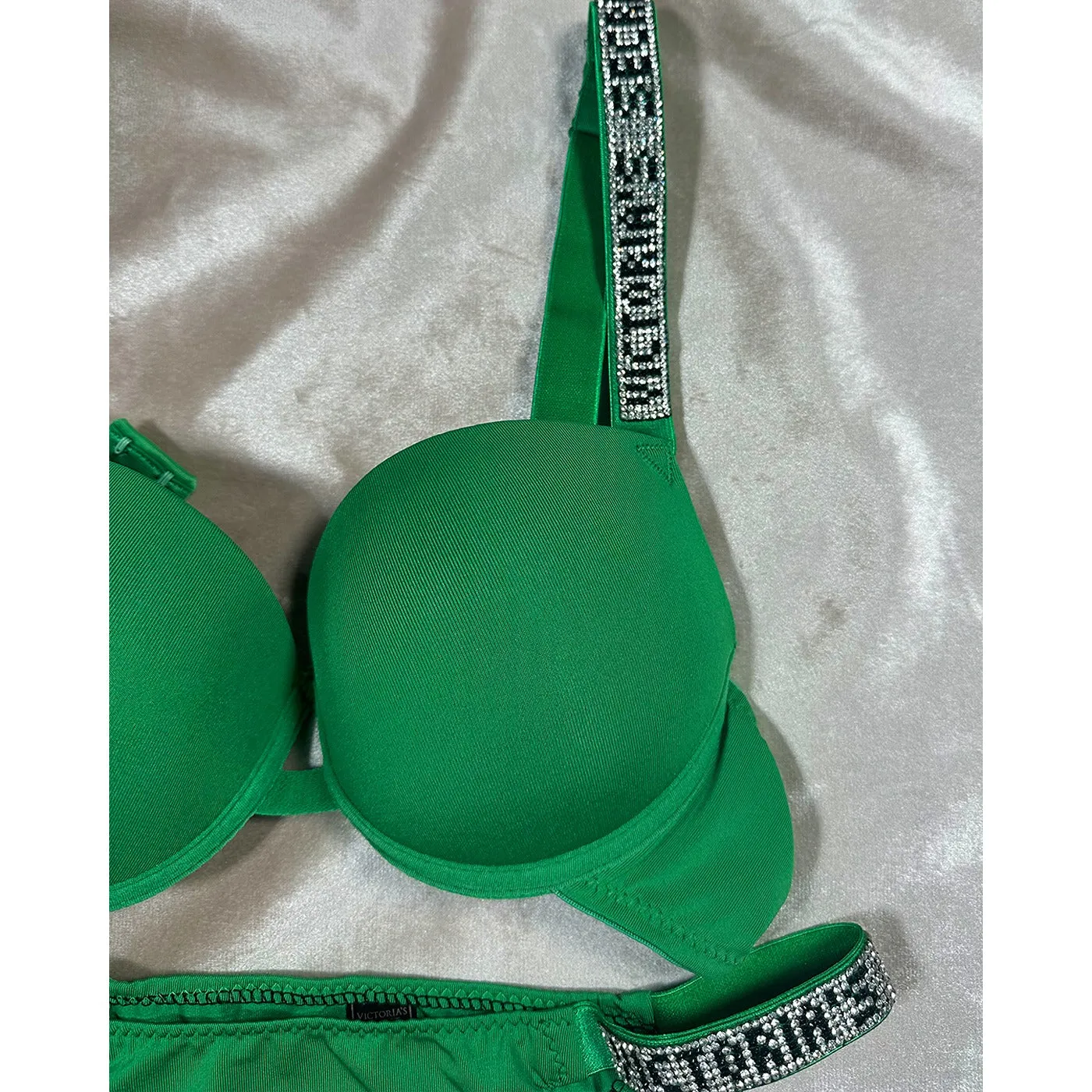 VS Light Green Lingerie Set