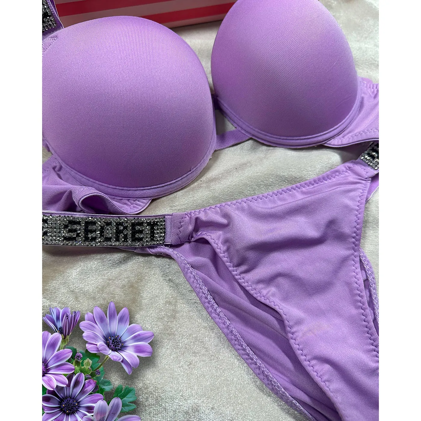 VS Purple Lingerie Set