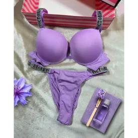 VS Purple Lingerie Set