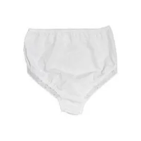 White,Xxx-Large,Size 14,Right,Split Crotch,Cotton