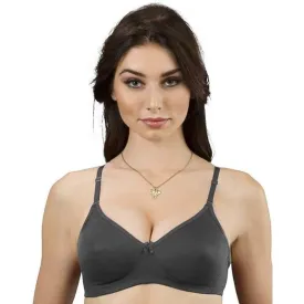 Women's Full Coverage Non Padded Bra Black